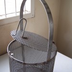 Basket made using jigs and fixtures